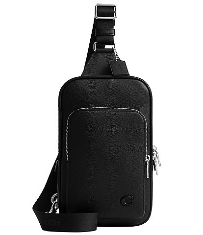 COACH Felix Cross Grain Leather Sling Pack