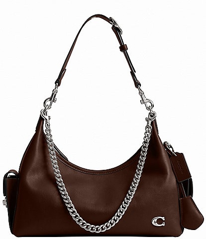 COACH Glazed Juliet 30 Pocket Chain Charm Bag