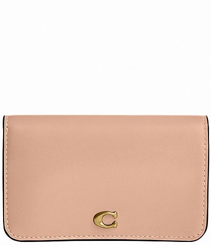 COACH Gold Hardware Essential Slim Card Case