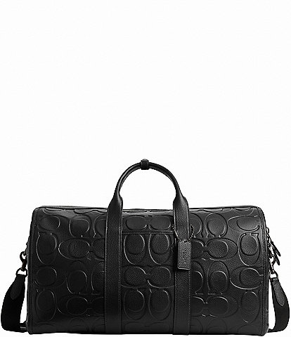COACH Gotham 45 Maxi Signature Leather Duffle Bag