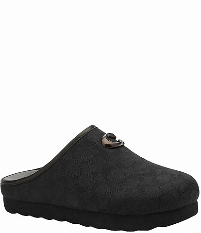 COACH Hadley Signature Jacquard Clogs