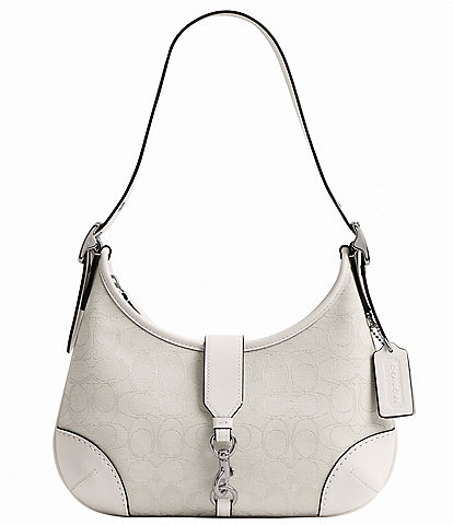 COACH Hampton Hobo Signature Jacquard Shoulder Bag
