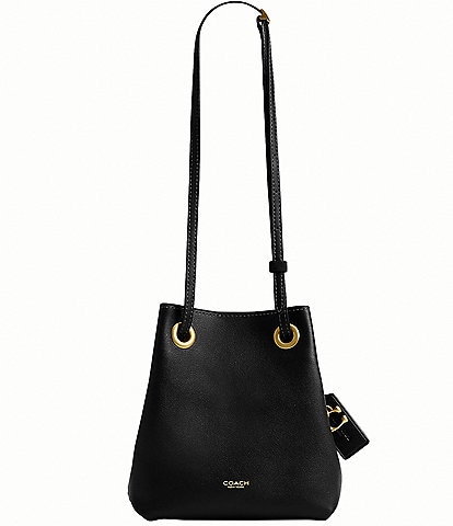 COACH Jade Leather Drawstring Bag