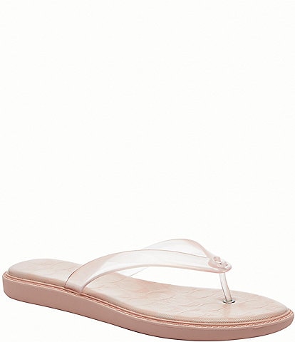 COACH Jelly Rubber Flip Flop Sandals