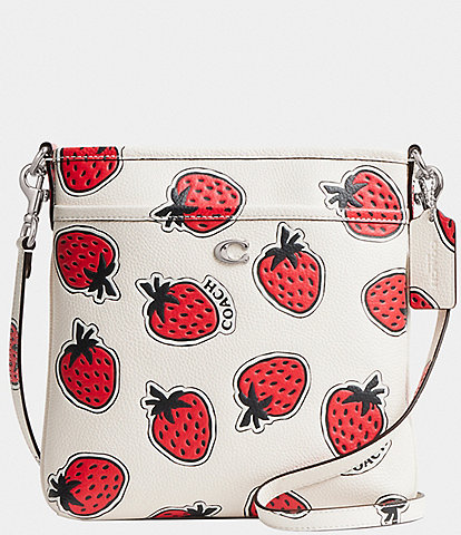 COACH Kitt Strawberry Messenger Crossbody Bag