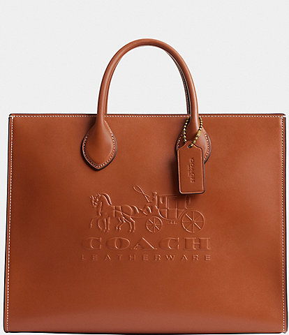 COACH Leather Ace 35 Tote Bag
