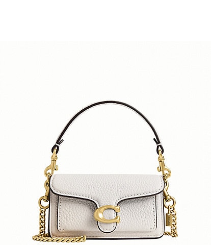COACH Leather Tabby Bag Charm