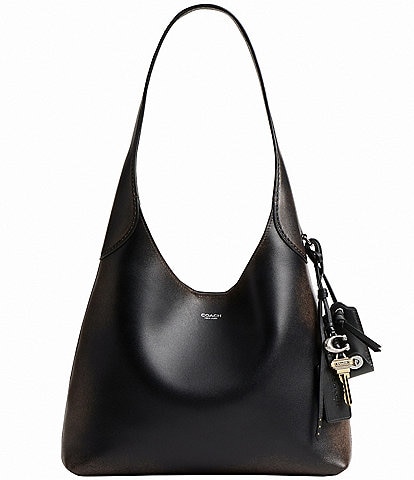 COACH Loved Leather Brooklyn 28 Hobo Shoulder Bag