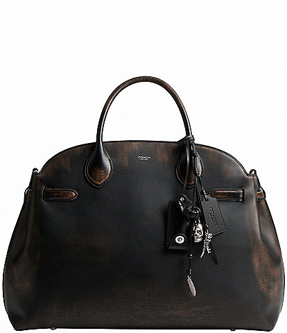 COACH Loved Leather Soft Empire Carryall 48 Satchel Bag