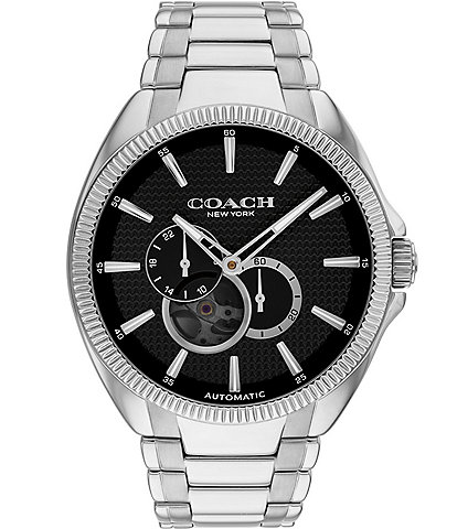 COACH Men's Jackson Automatic Stainless Steel Bracelet Watch