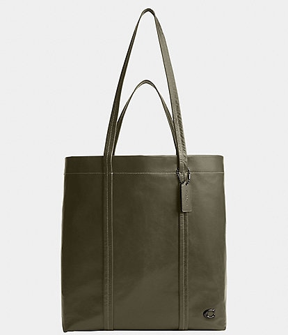 COACH Paper Weight Leather Hall Tote 33