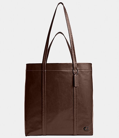 COACH Paper Weight Leather Hall Tote 33