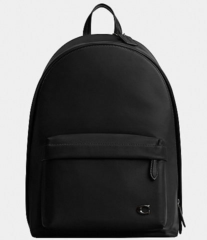 COACH Paper Weight Leather Hall Backpack