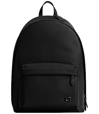 COACH Paper Weight Leather Hall Backpack