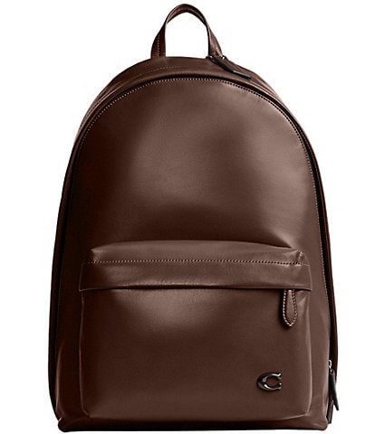 COACH Paper Weight Leather Hall Backpack