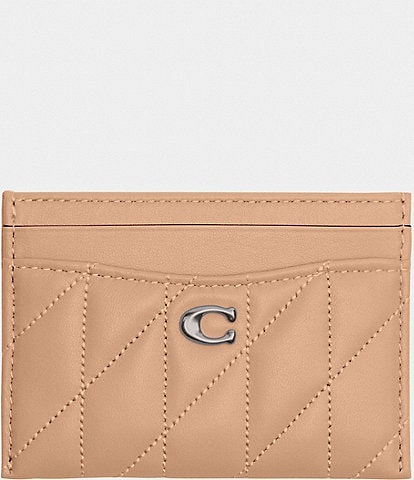 COACH Pillow Quilted Leather Card Case