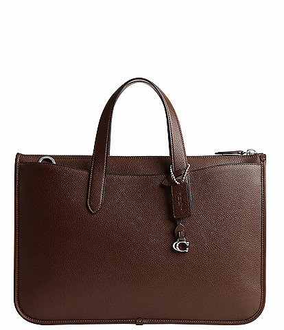 COACH Polished Pebble Isaac Workbag