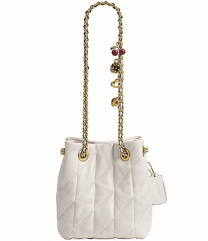 COACH Quilted Jade Drawstring Bag