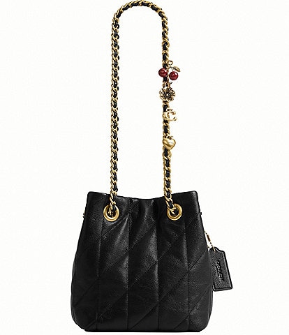 COACH Quilted Jade Quilted Drawstring Bag
