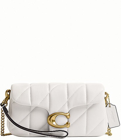 COACH Quilted Leather Tabby 19 Clutch Bag
