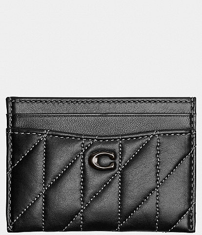 COACH Quilted Nappa Leather Card Case