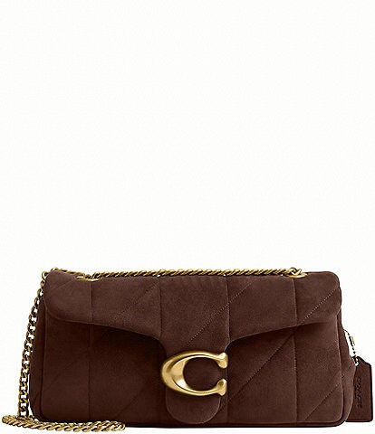 COACH Tabby 26 Quilted Suede Shoulder Bag