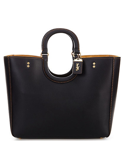 COACH Rae Solid Leather Tote Bag