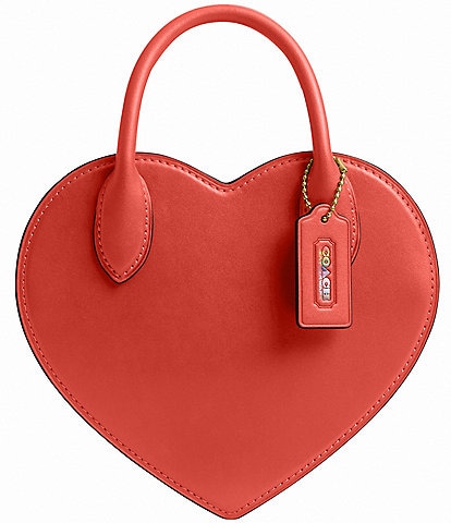 COACH Regenerative Leather Heart Bag