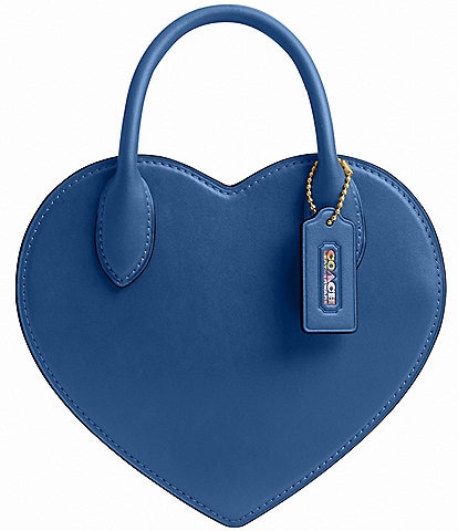 COACH Regenerative Leather Heart Bag