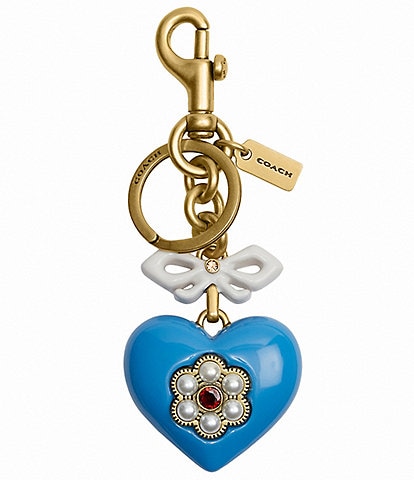 COACH Resin Heart Bag Charm