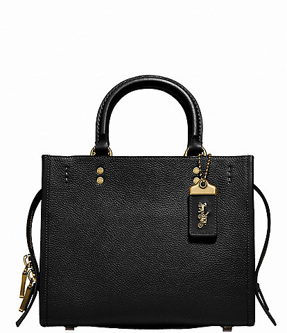 Coach Pillow Tabby Shoulder Bag 18 Black in Calfskin Leather with  Brass-tone - US