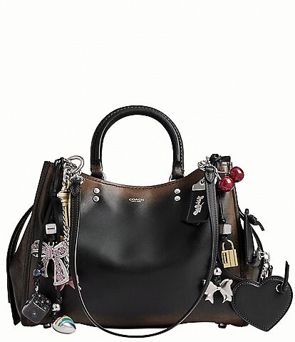 COACH Rogue 31 Charms Top Handle Bag