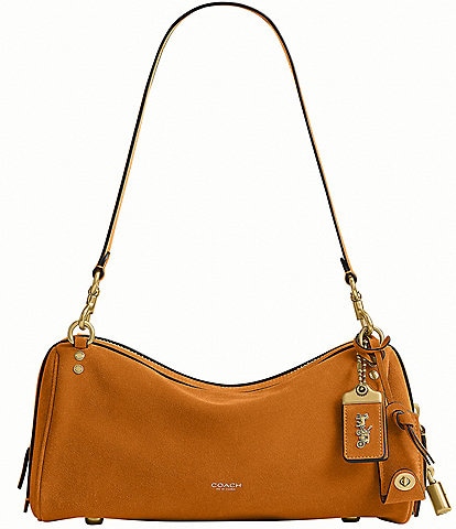 COACH Rogue Suede East West Shoulder Bag