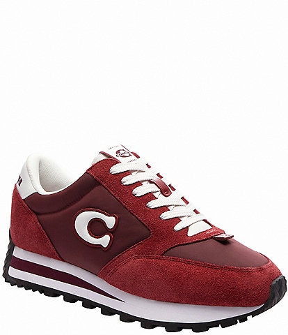 COACH Runner Signature Logo Retro Lace-Up Sneakers