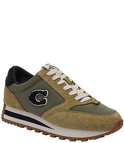COACH Runner Signature Logo Retro Lace-Up Sneakers