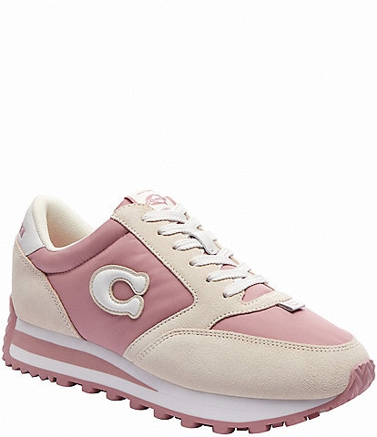 COACH Runner Signature Logo Retro Lace-Up Sneakers