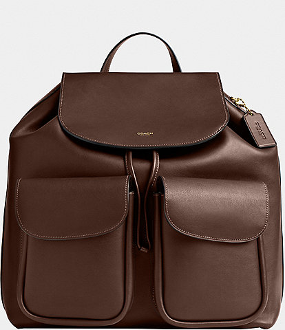 COACH Runway Soft Leather Backpack