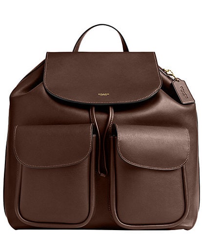 COACH Runway Soft Leather Backpack