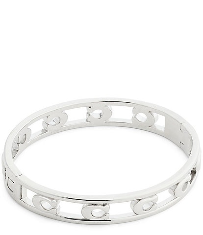 COACH Signature C Openwork Bangle Bracelet