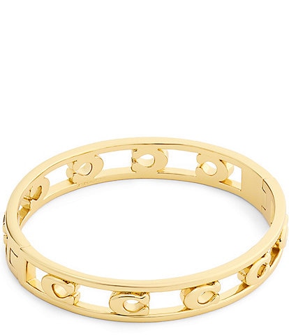 COACH Signature C Openwork Bangle Bracelet
