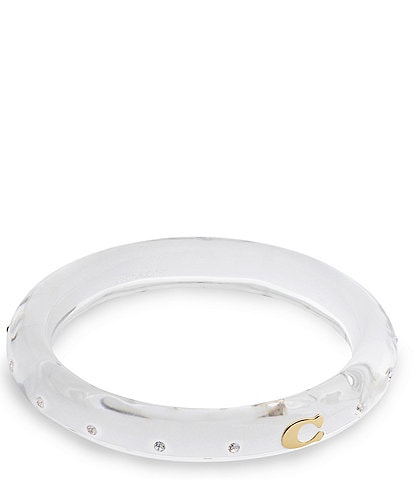 COACH Signature C Resin Bangle Bracelet