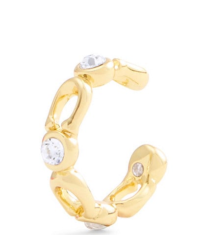 COACH Signature Heritage Single Cuff Earring