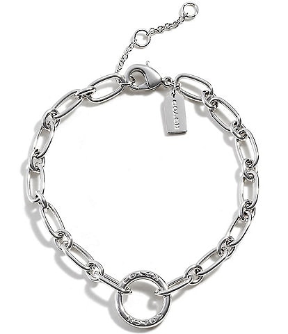 COACH Signature Link Line Bracelet