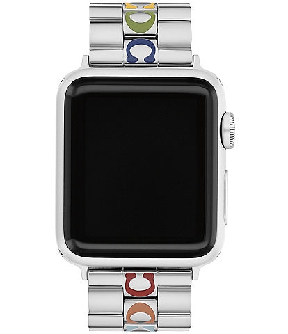 COACH Signature Link Stainless Steel 38/40mm Bracelet for Apple Watch®