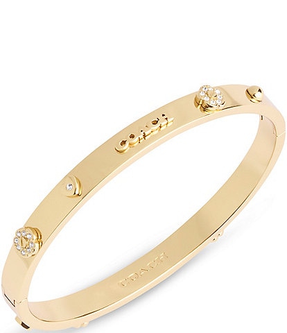 COACH Signature Mixed Motif Bangle Bracelet