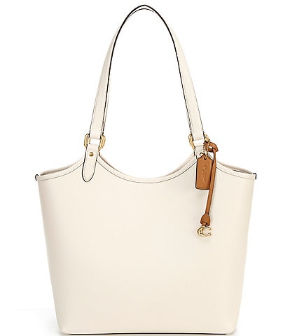 COACH Signature Pebbled Leather Day Tote Bag