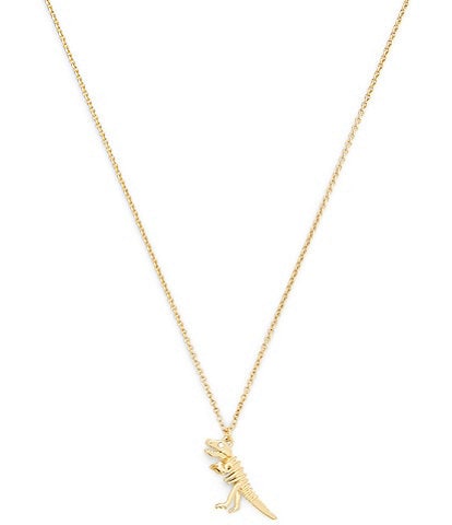 COACH Skeletal Rexy Short Pendant Necklace