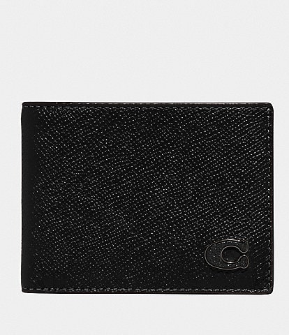 Johnston & Murphy Men's Two-Fold Money Clip Wallet Black at  Men's  Clothing store