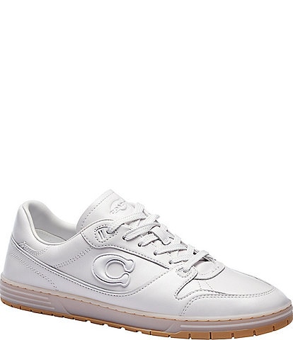 COACH Soft Soho Logo Lace Up Leather Sneakers