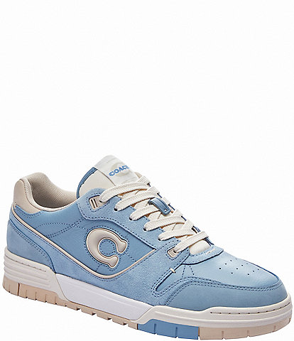 COACH Soho Suede Leather Lace Up Sneakers